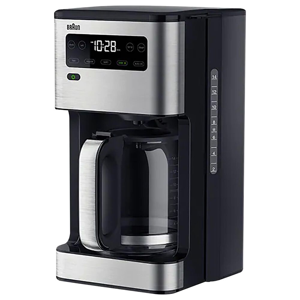 Braun 12 Cup Brew Sense Drip Coffee Maker - Stainless Steel