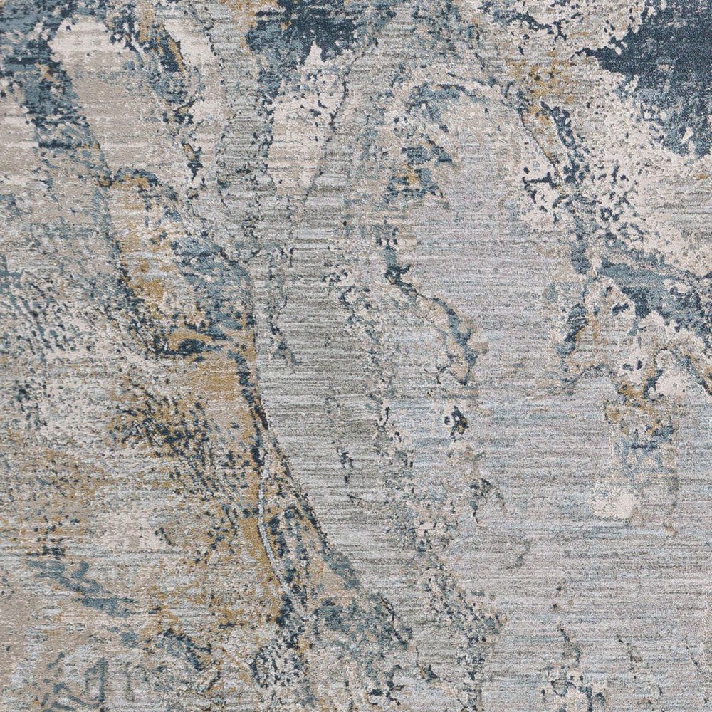 Surya Brunswick Dusty Sage, Taupe, Light Gray, White, Pale Blue, Olive, Teal, Light Sage and Navy 7&#39;10&quot; Round Area Rug, , large