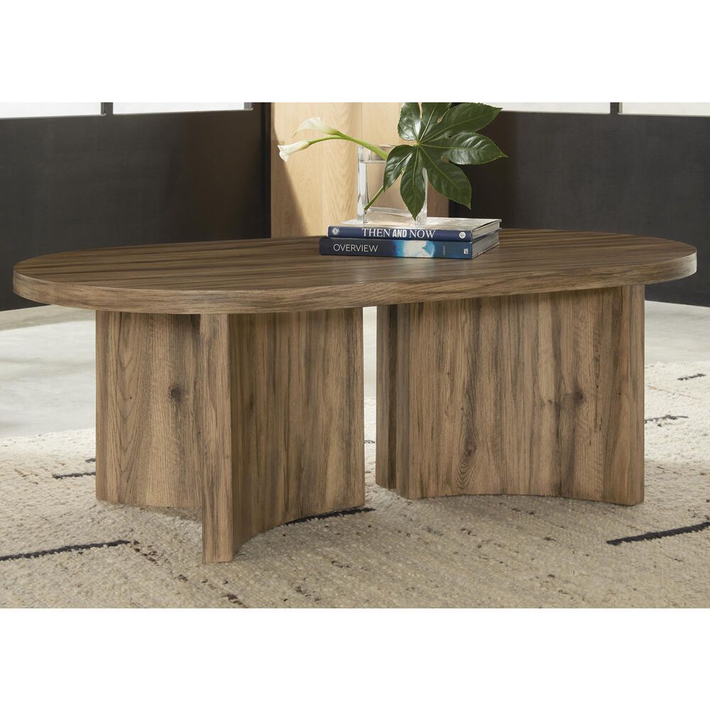Ashley Austanny Coffee Table in Warm Brown, , large