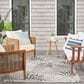 Nourison Garden Oasis Nature Grey 6" x 9" Indoor/Outdoor Area Rug, , large