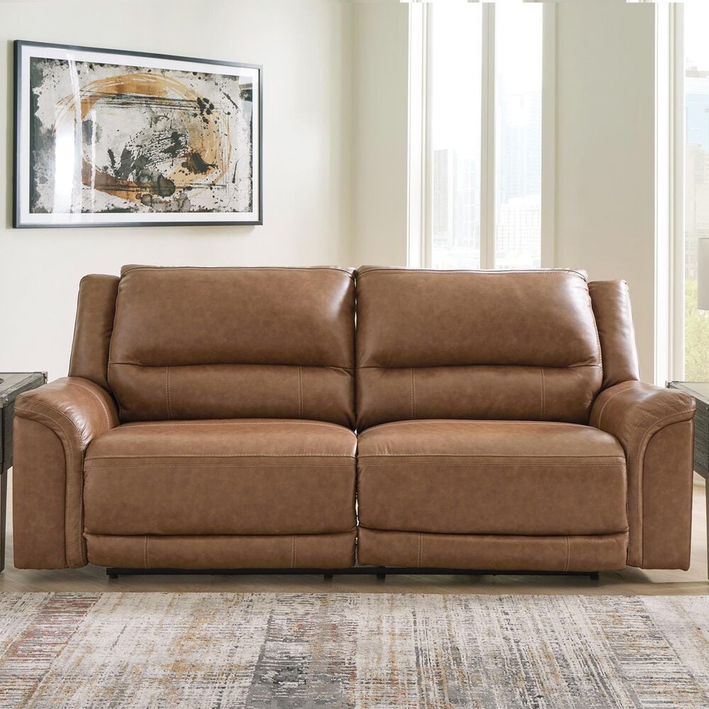 Ashley Trasimeno Power Reclining Sofa in Caramel, , large