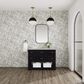 James Martin Vanities Lucian 48" Single Vanity in Carbon Oak with 3 cm Victorian Silver Quartz Top, , large