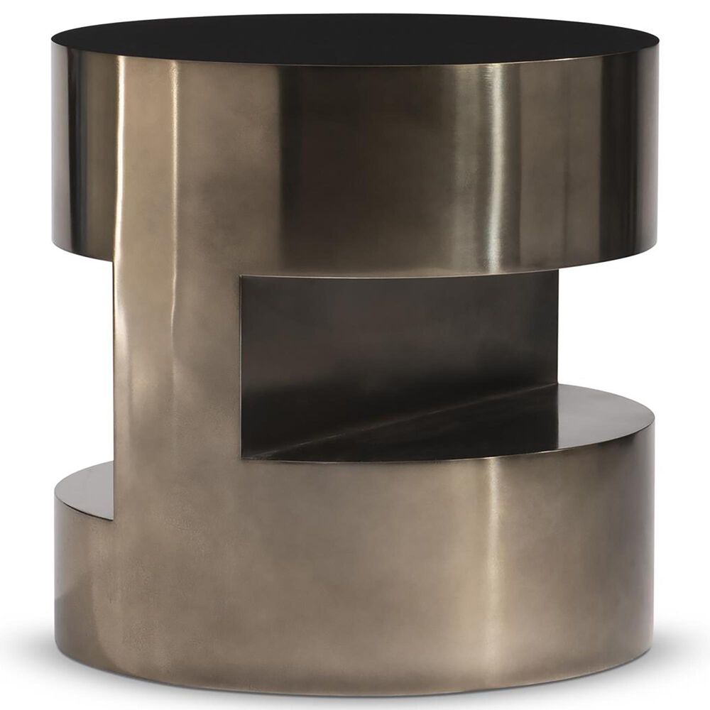 Bernhardt Cassie Side Table in Dark Bronze, , large