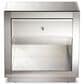 Baxton Studio Rochadh Mirrored 1-Drawer End Table in Gray, , large