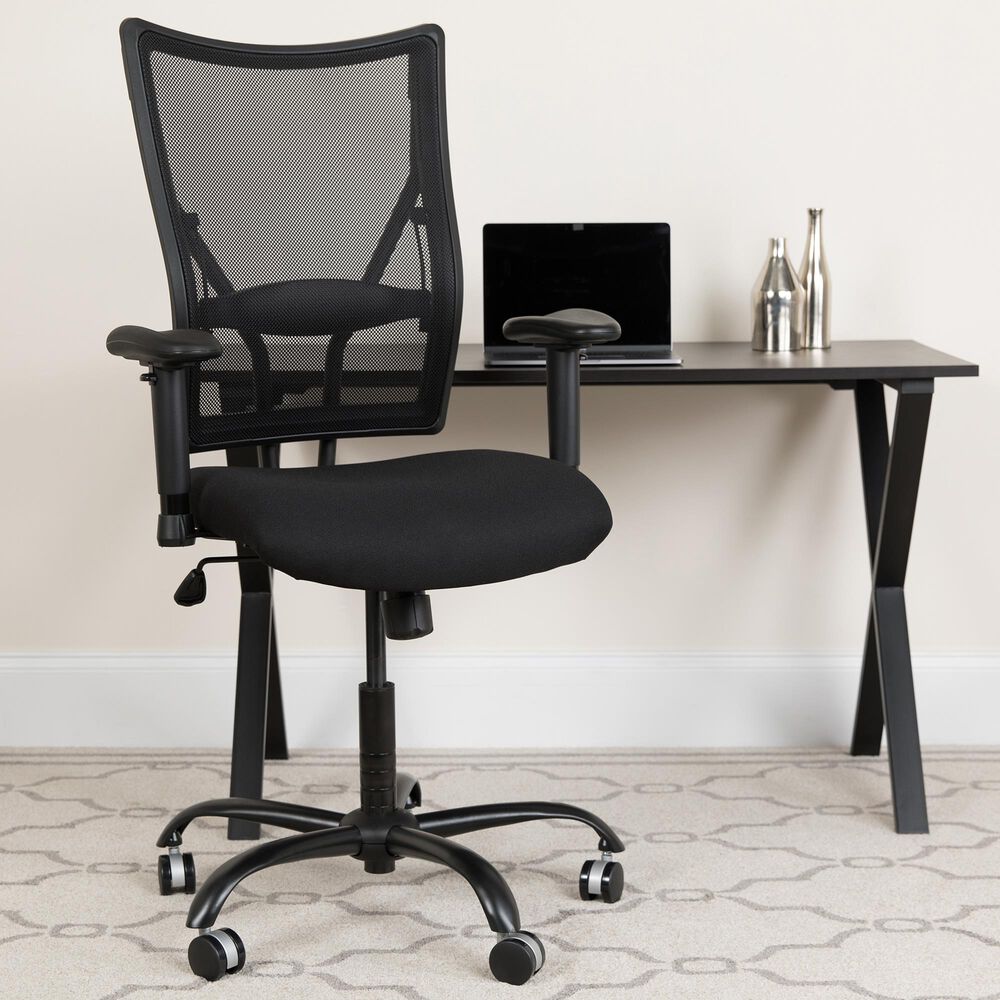 Flash Furniture HERCULES Big & Tall Executive Chair in Black, , large