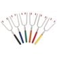 HIC Kitchen Extendable Roasting Forks in Multicolor (Set of 6), , large