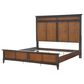Legacy Classic Fenmore King Panel Bed in Mocha and Distressed Cherry, , large