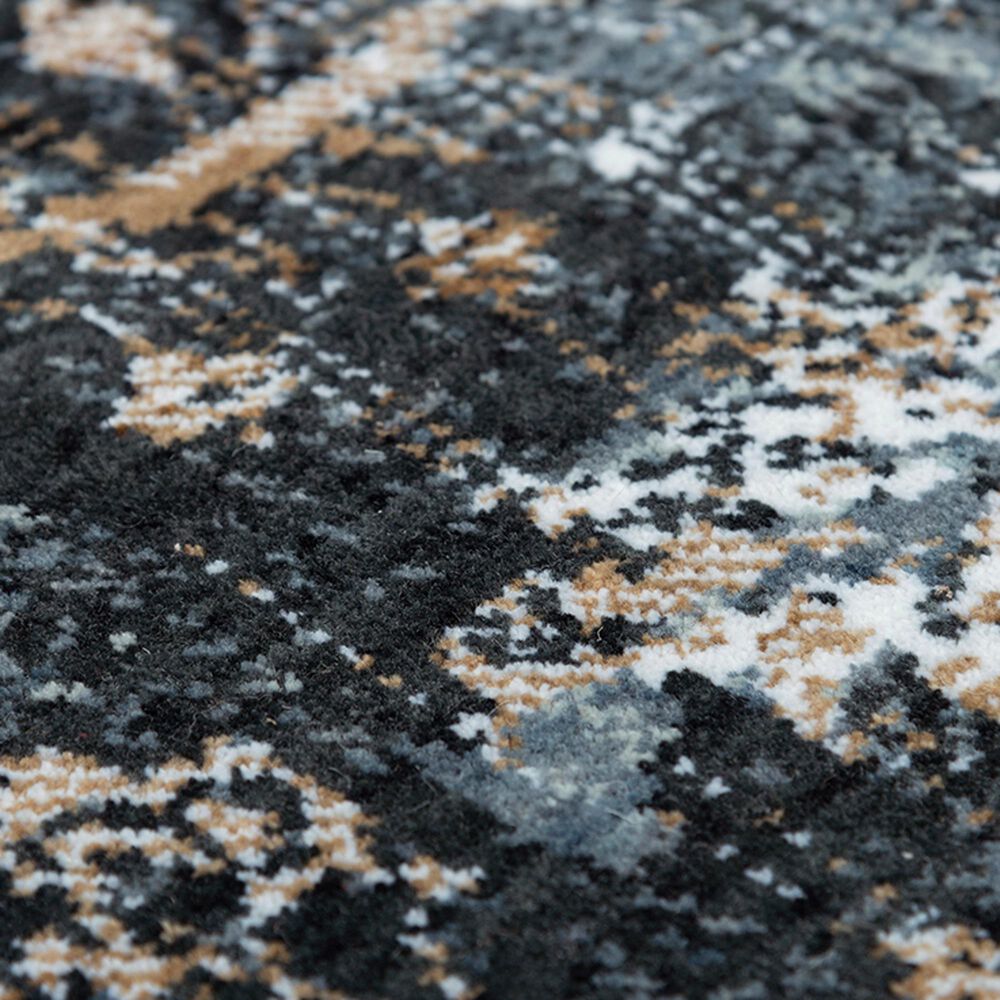 RIZZY Elite 10&#39; x 13&#39; Charcoal and Denim Area Rug, , large