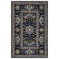 Safavieh Micro-Loop 6" x 9" Black and Green Area Rug, , large
