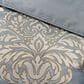 J. Queen New York Lorenzo 3-Piece King/California King Comforter Set in Blue and Cream, , large