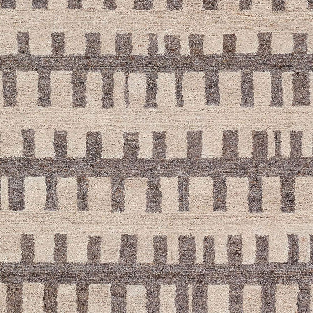 Jaipur Hadi Emir 9&#39; x 12&#39; Feather Gray, Bungee Cord and Almond Milk Area Rug, , large