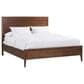 Riva Ridge Jasper 5 Piece King Panel Bedroom Set in Modern Walnut, , large