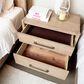 Aspen Furniture, Inc. Shiloh Queen Bed and Two Nightstands in Slate Champagne, , large