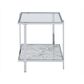 Steve Silver Mike End Table in White, , large