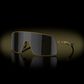 Oakley Shield Men"s Sunglasses with Prizm Black Lenses in Matte Gold, , large