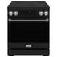 Thor Kitchen Gordon Ramsay 4.8 Cu. Ft. Professional Induction Range with Stainless Steel Handle Kit in Black, , large