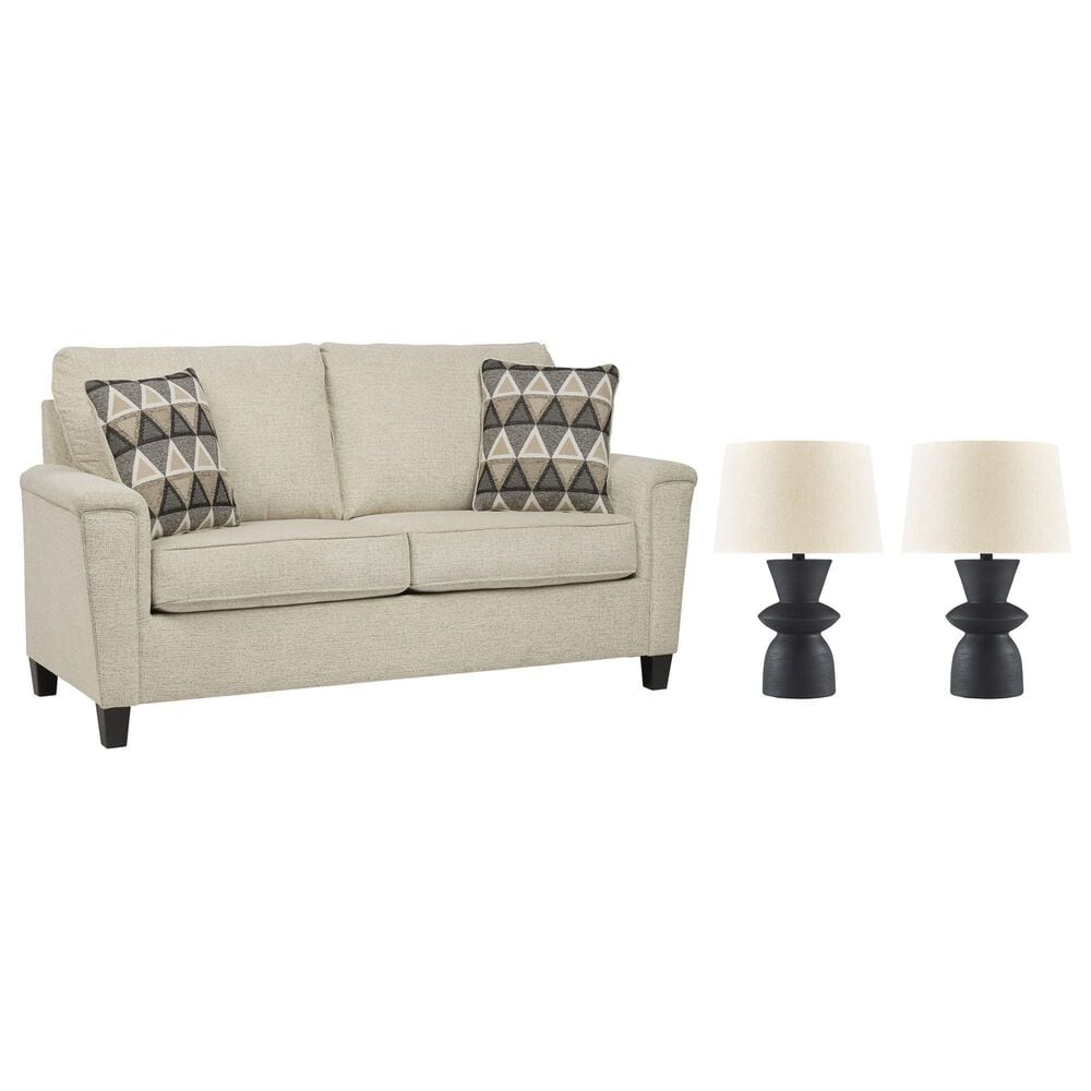 Ashley Abinger and Scarbot 2-Piece Living Room Set in Natural, , large