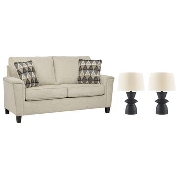 Ashley Abinger and Scarbot 2-Piece Living Room Set in Natural, , large