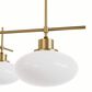 Hunter Getty Jasmine Roth 4-Light Chandelier in Luxe Gold, , large