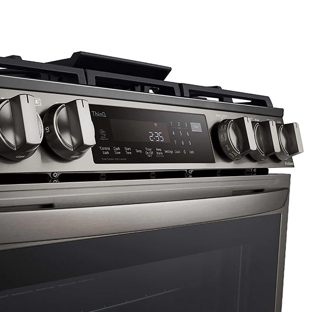 LG 6.3 Cu. Ft. Gas Slide-In Range with Air Fry in Black Stainless Steel, , large