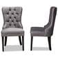 Baxton Studio Remy Side Chair with Grey Cushion in Espresso (Set of 2), , large