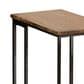 Pacific Landing C Table with 2-USB Ports in Antiqued Brown and Gunmetal Grey, , large