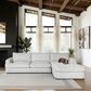Blue River Reid 2-Piece Right Facing Sectional Sofa in in Speckled Stone, , large