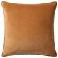 Loloi Lydia 26" Euro Square Throw Pillow in Rust and Beige, , large