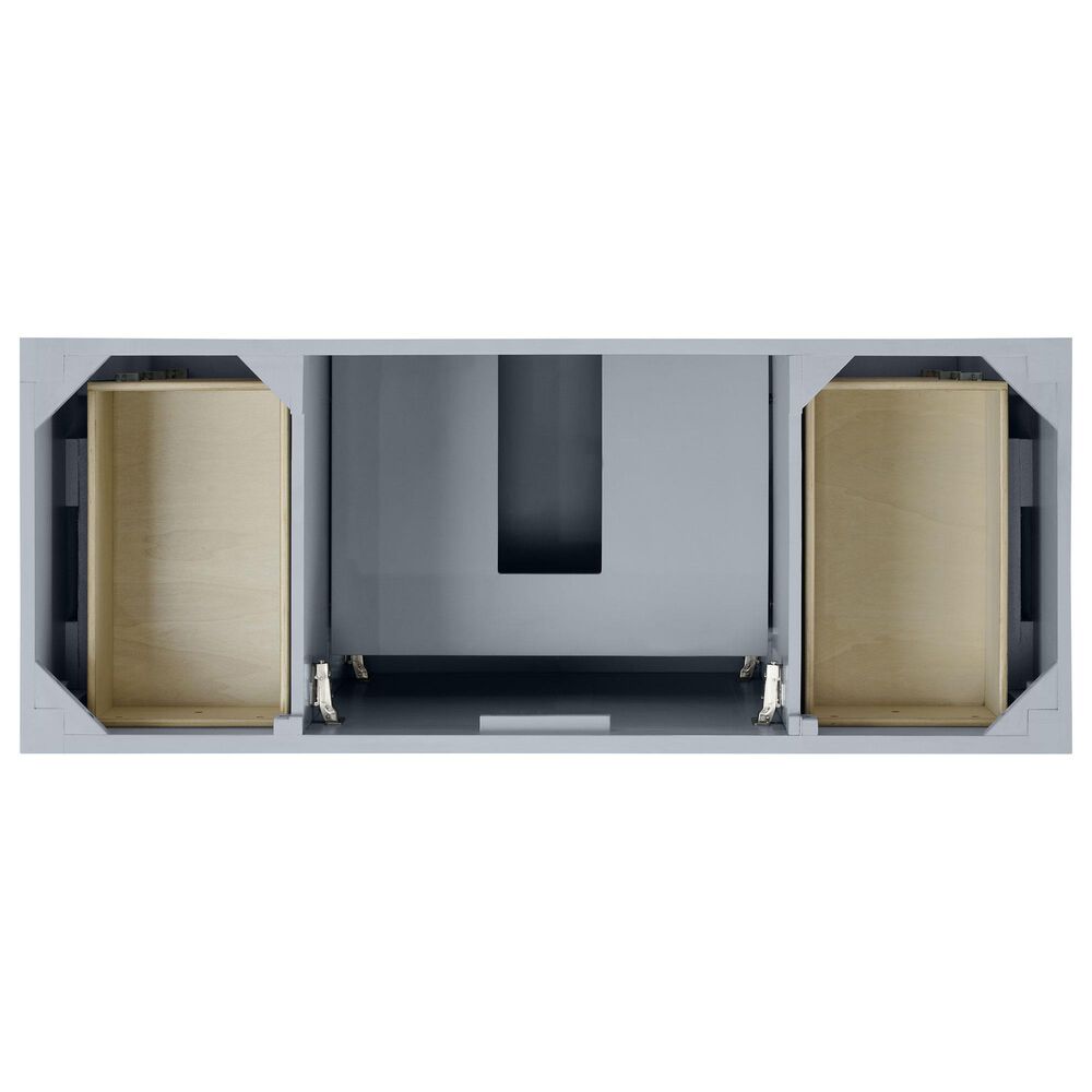 37B Claudine 48" Single Bathroom Vanity in Soft Blue with Glossy White Composite Stone Top and Backsplash, , large