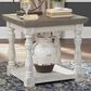 Ashley Havalance Rectangular End Table in Gray and White, , large