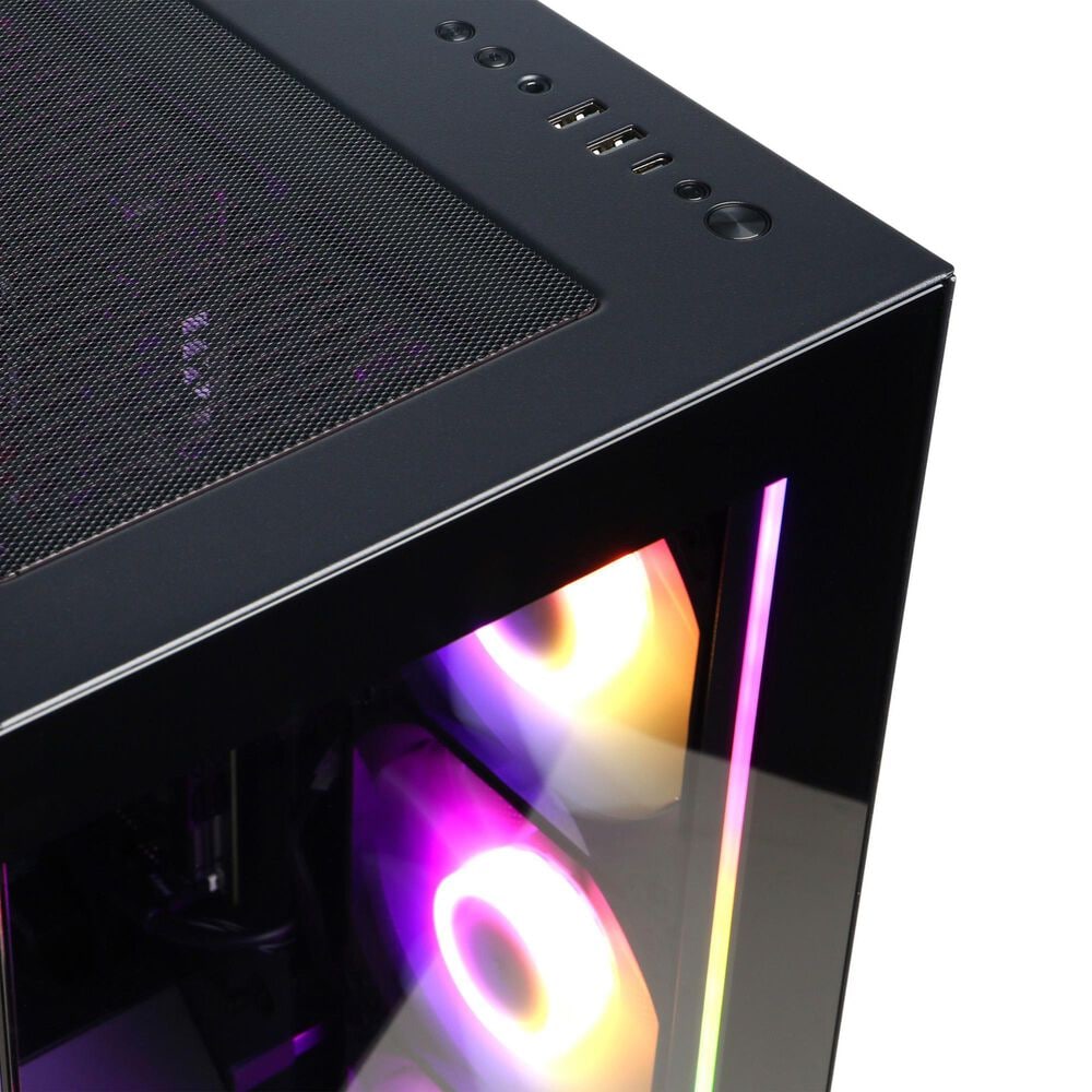 CyberPowerPC Gamer Master Gaming Desktop | AMD Ryzen 7 9700X - 16GB RAM - NVIDIA GeForce RTX 5060 Graphics - 1TB SSD in Black, , large