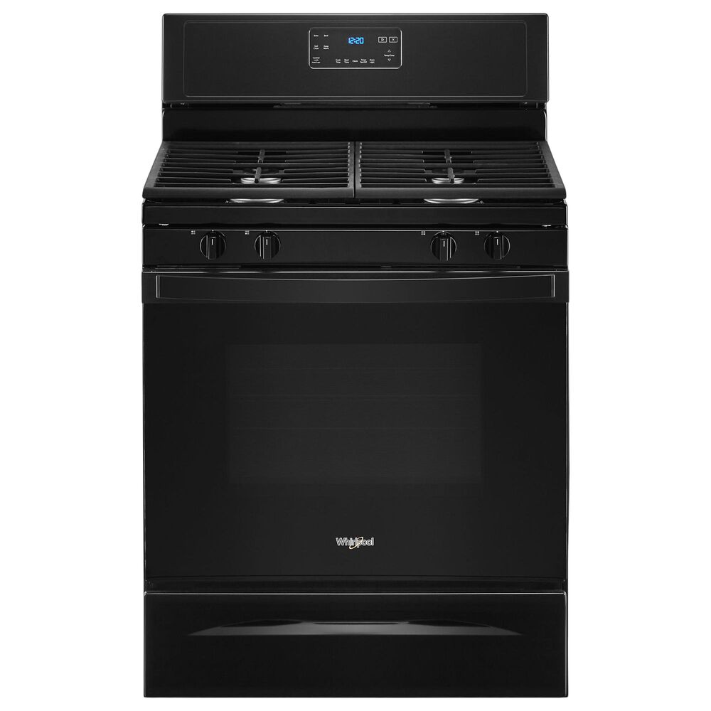 Whirlpool 5.0 Cu. Ft. Gas Range with SpeedHeat Burner in Black, Black, large