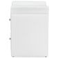 Baxton Studio Victoria 2-Drawer Nightstand in Matte White, , large