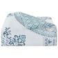 J. Queen New York Afton 4-Piece King Comforter Set in Blue and White, , large