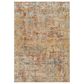 Surya Mona Lisa 10" x 14" Tan, Mustard, Dark Blue, Brick Red, Sage, Olive and Burgundy Area Rug, , large