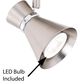 Vaxcel Alto 6-Light Ceiling Spot in Brushed Nickel and Chrome, , large