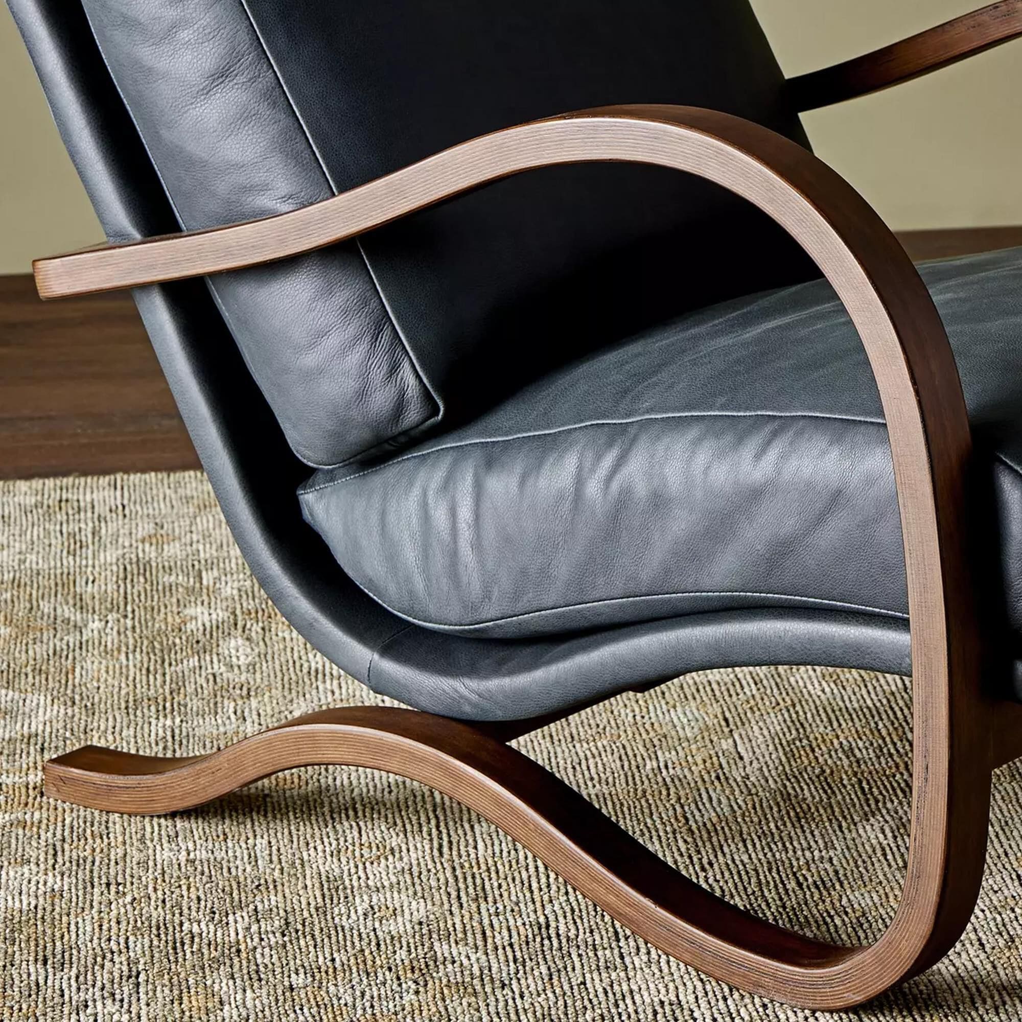 Four Hands Paxon Chair in Brickhouse Black
