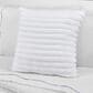 J. Queen New York Darby 20" Square Throw Pillow in White, , large
