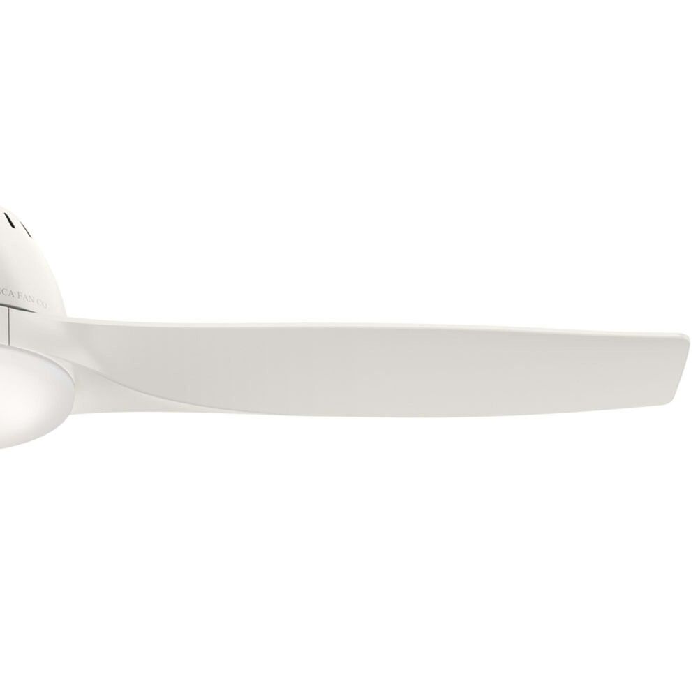 Hunter Wisp 52&quot; Ceiling Fan with LED Light in Fresh White, , large