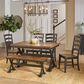 A-America Stormy Ridge 6-Piece Dining Set in Chicory and Slate Black, , large