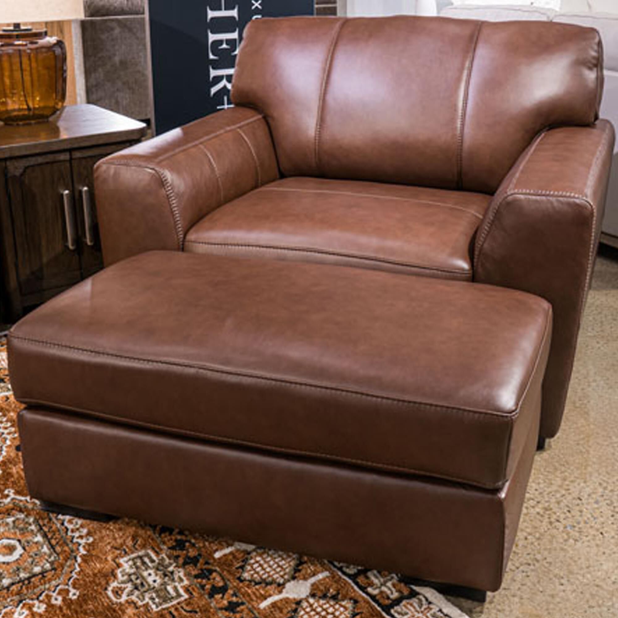 Ashley Brogliano Chair and a Half in Canyon