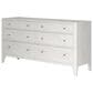 Vantage Mezzanine 6 Drawer Dresser and Mirror in Dove Gray, , large