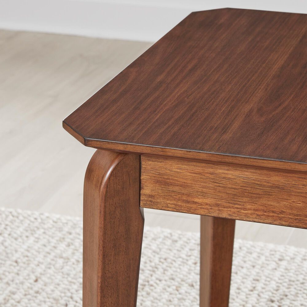 Ashley Trenmour Square End Table in Medium Brown, , large