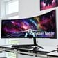 Samsung Odyssey 57" Neo G9 Dual 4K Curved Ultrawide Gaming Monitor in Black, , large