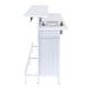 Mayberry Hill Leilani Bar Table in White, , large