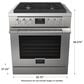 Fulgor Milano Accento 4.4 Cu. Ft. 30" Professional All Gas Range in Stainless Steel, , large