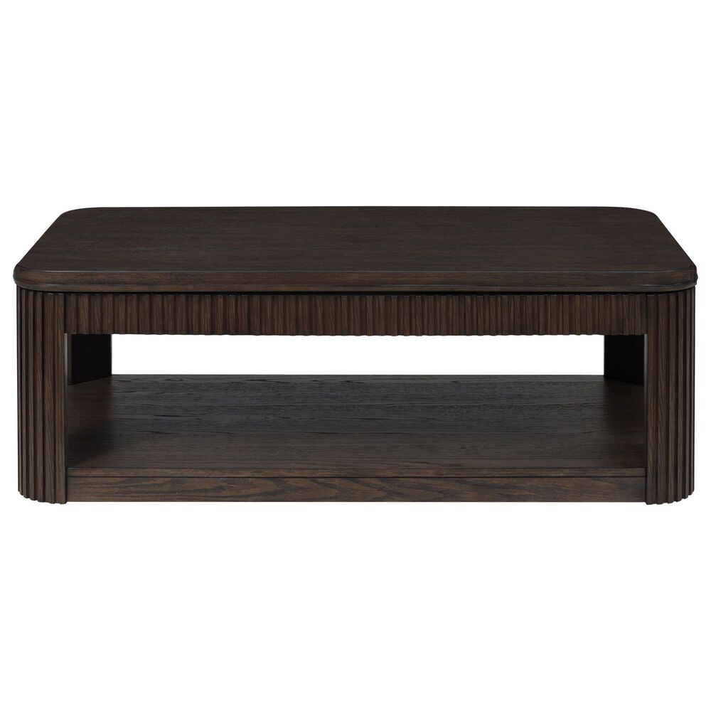 Ashley Carlibrie Lift Top Cocktail Table in Warm Brown, , large