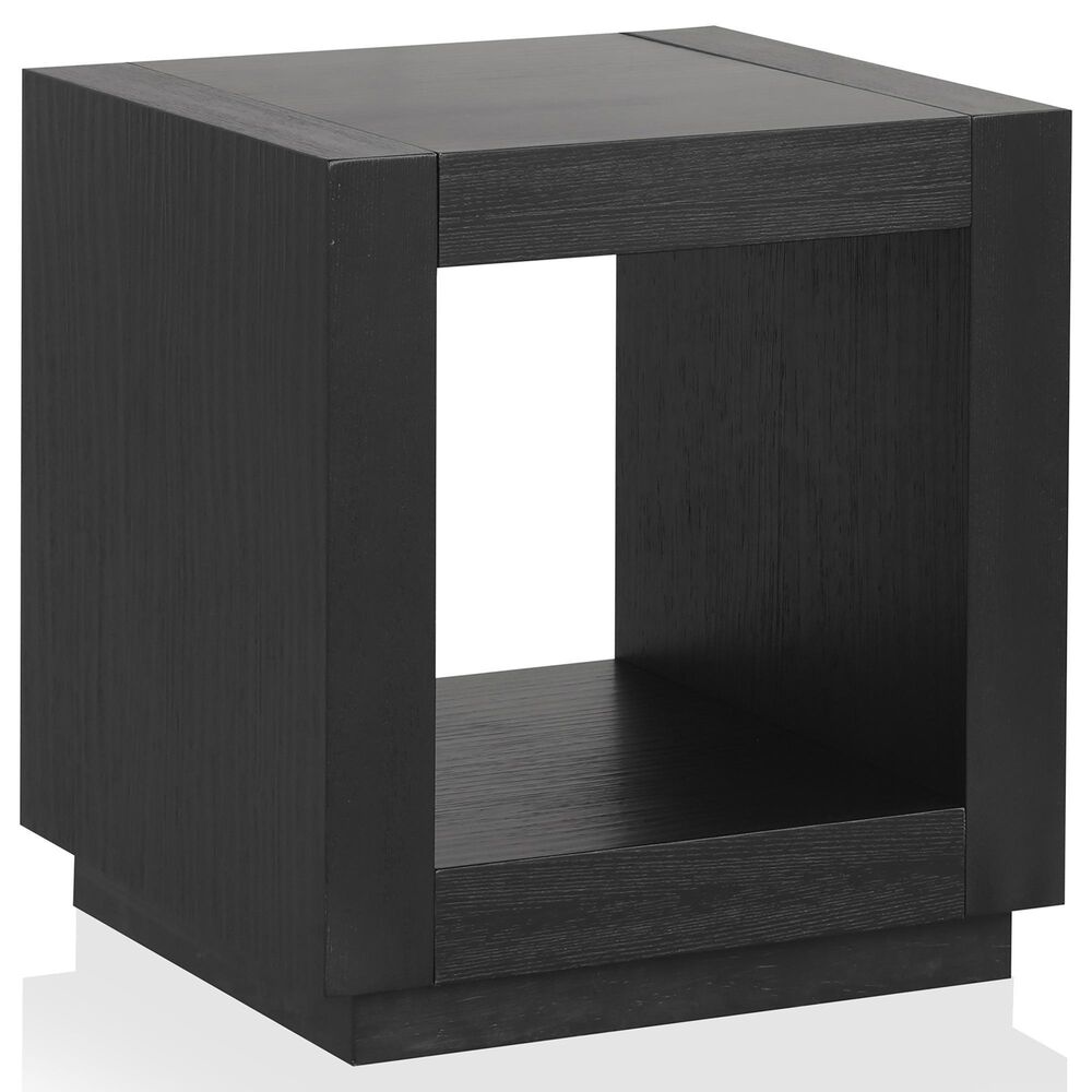 Furniture of America Gryel End Table in Black, , large
