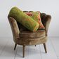 Teak Interiors Botanist 21" x 7" Bolster Throw Pillows in Green, , large