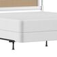 Richlands Furniture Melanie King Poster Panel Wood Bed in White, , large